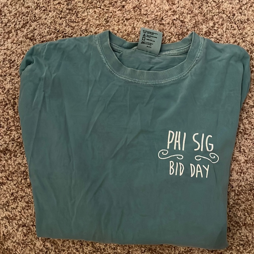 Comfort Colors Vintage Phi Sig Long Sleeve